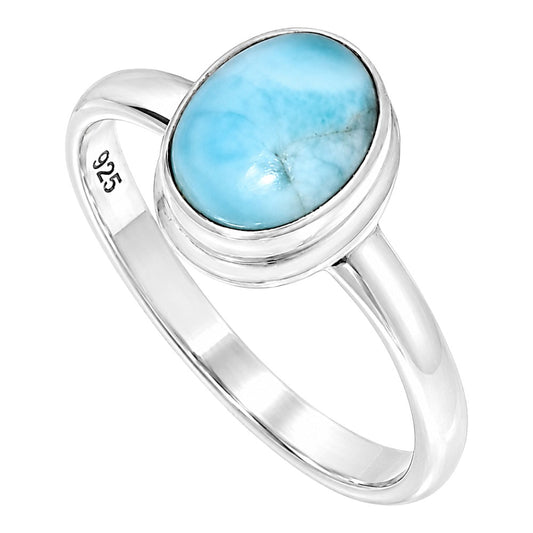 Larimar (Dominican Republic) Ring size-7 R-1007 SDR255237