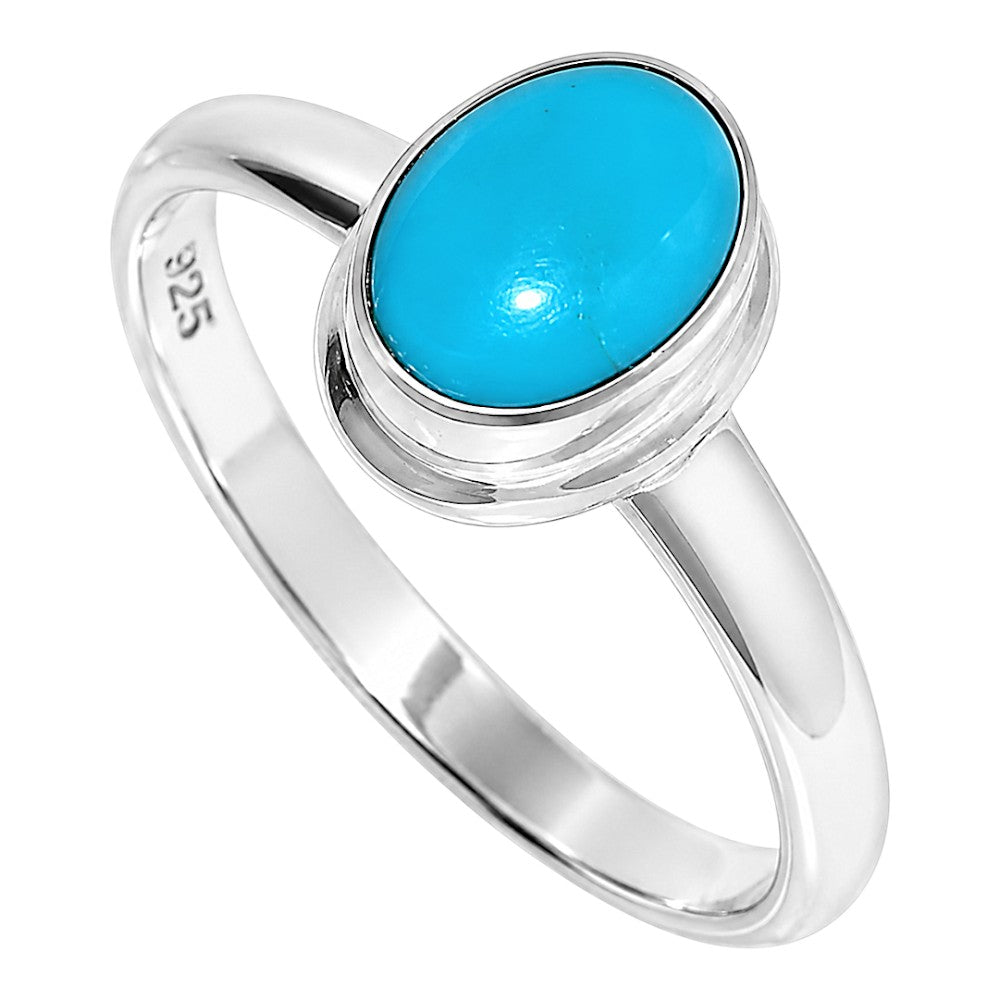 Sleeping Beauty Turquoise Ring size-7 R-1007 SDR255246