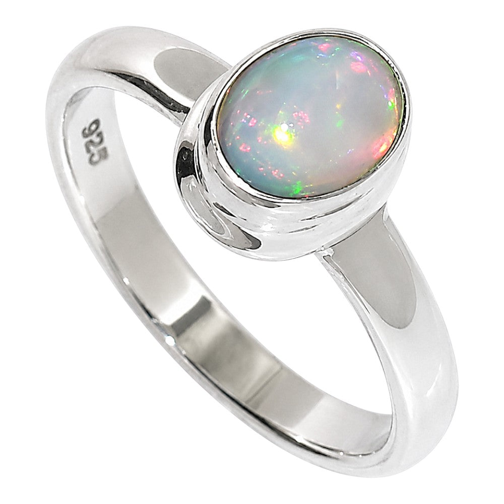 Ethiopian Opal Ring size-5 R-1007 SDR255251