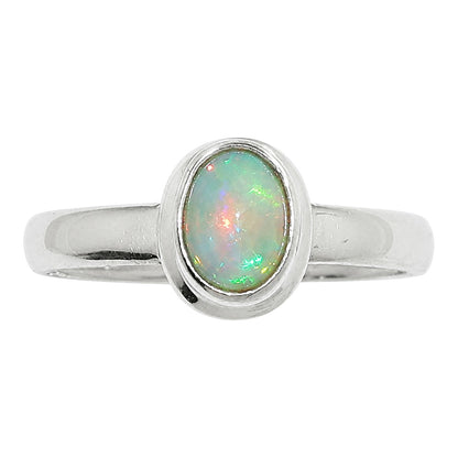 Ethiopian Opal Ring size-6 R-1007 SDR255254
