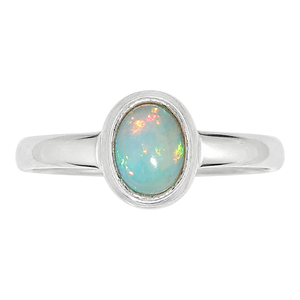 Ethiopian Opal Ring size-7 R-1007 SDR255257