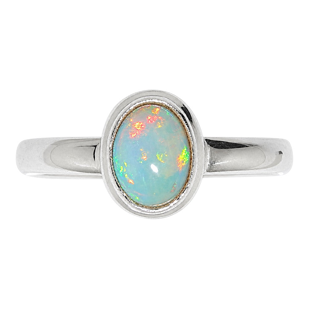 Ethiopian Opal Ring size-8 R-1007 SDR255258