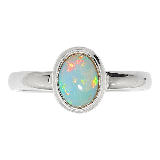 Ethiopian Opal Ring size-8 R-1007 SDR255258