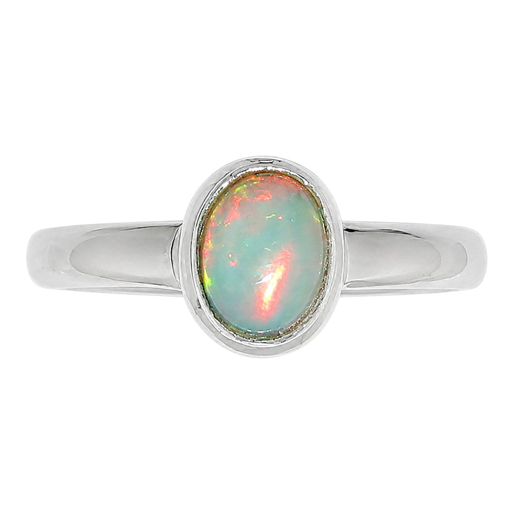 Ethiopian Opal Ring size-8 R-1007 SDR255259
