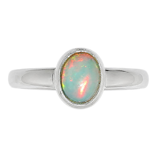 Ethiopian Opal Ring size-8 R-1007 SDR255259