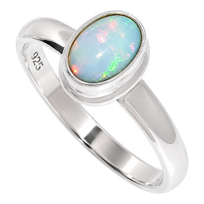 Ethiopian Opal Ring size-8 R-1007 SDR255260