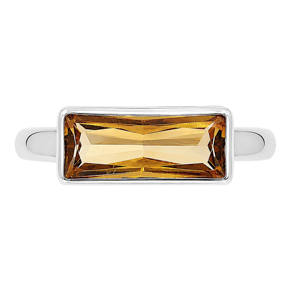 Citrine Ring size-7 R-1057 SDR255265