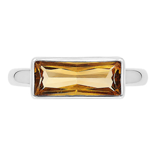 Citrine Ring size-7 R-1057 SDR255266