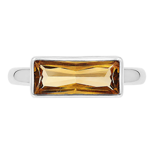 Citrine Ring size-7 R-1057 SDR255267