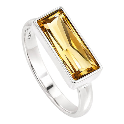 Citrine Ring size-7 R-1057 SDR255267