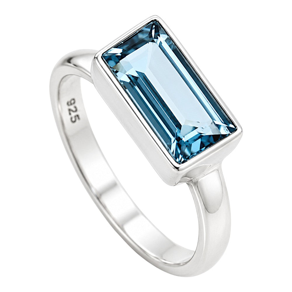 Sky Blue Topaz Ring size-8 R-1057 SDR255287