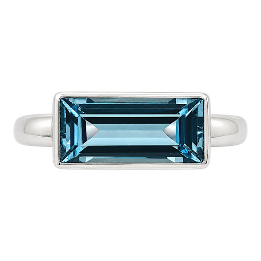 Sky Blue Topaz Ring size-8 R-1057 SDR255289