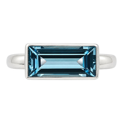 Sky Blue Topaz Ring size-8 R-1057 SDR255289