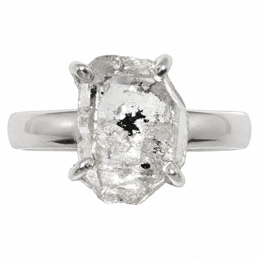 Herkimer Diamond Ring size-6 R-1052 SDR255311