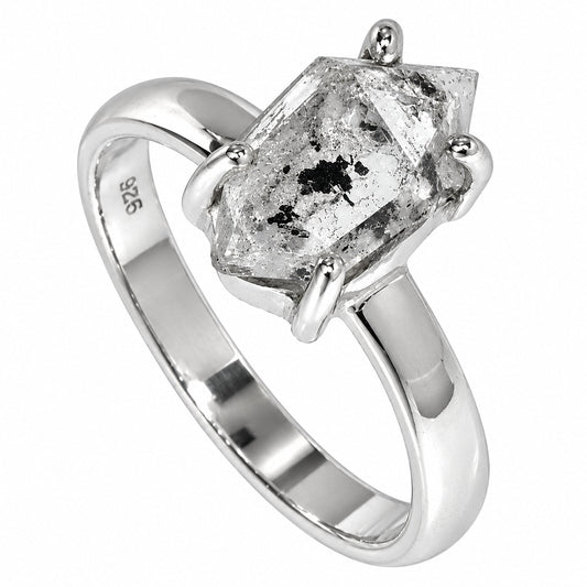 Herkimer Diamond Ring size-6 R-1052 SDR255314