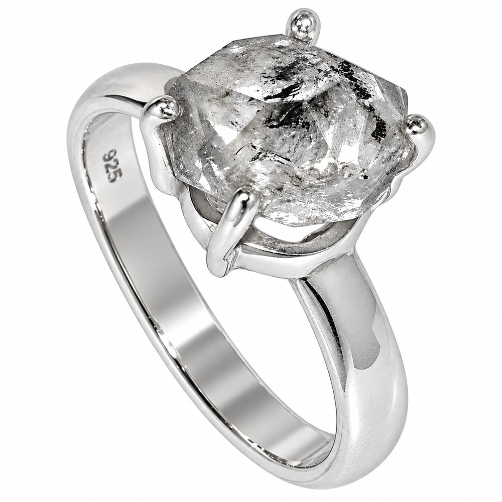 Herkimer Diamond Ring size-6 R-1052 SDR255323