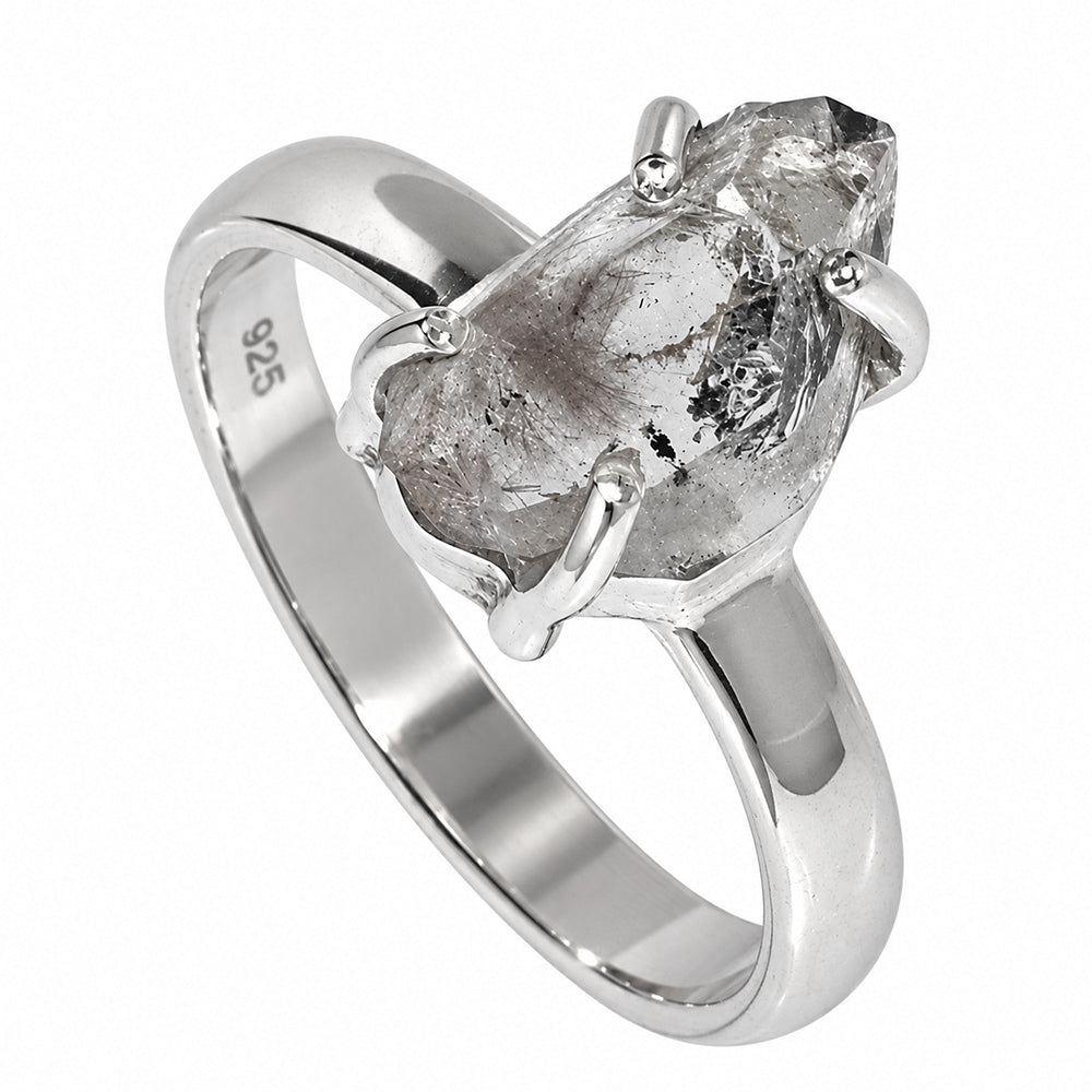 Herkimer Diamond Ring size-6 R-1052 SDR255327