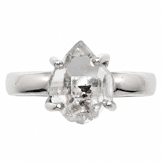 Herkimer Diamond Ring size-7 R-1052 SDR255329