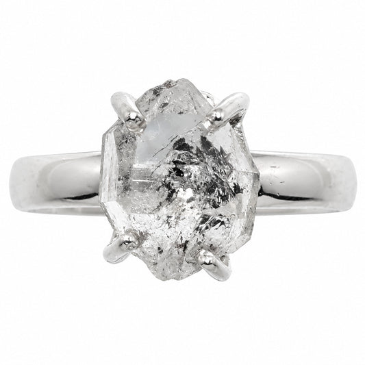Herkimer Diamond Ring size-7 R-1052 SDR255334