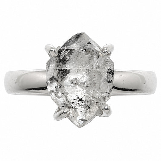 Herkimer Diamond Ring size-7 R-1052 SDR255336