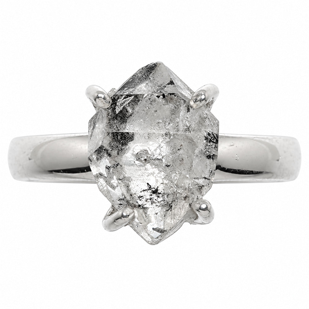 Herkimer Diamond Ring size-7 R-1052 SDR255336