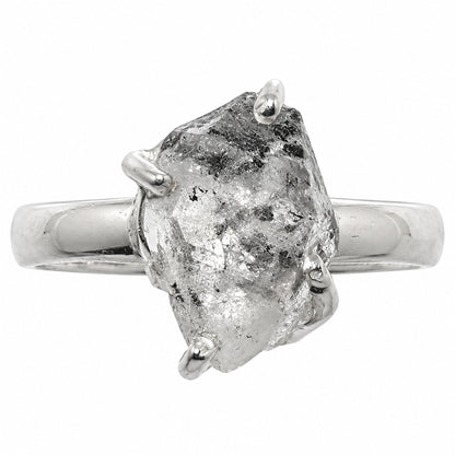 Herkimer Diamond Ring size-8 R-1052 SDR255347