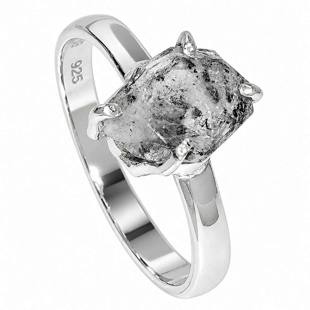 Herkimer Diamond Ring size-8 R-1052 SDR255347
