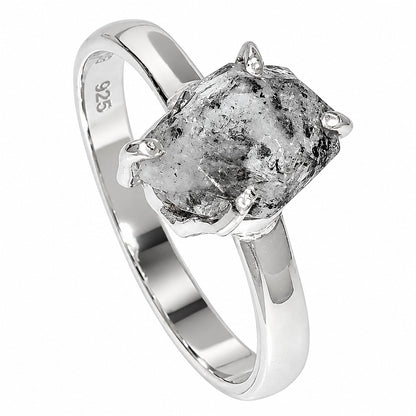Herkimer Diamond Ring size-8 R-1052 SDR255347