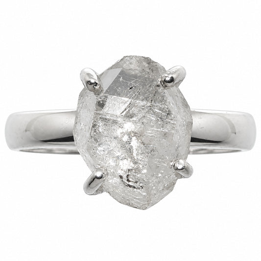 Herkimer Diamond Ring size-8 R-1052 SDR255348