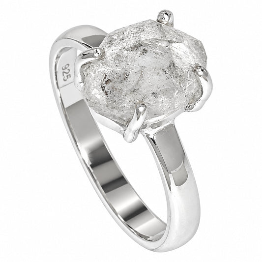 Herkimer Diamond Ring size-8 R-1052 SDR255348