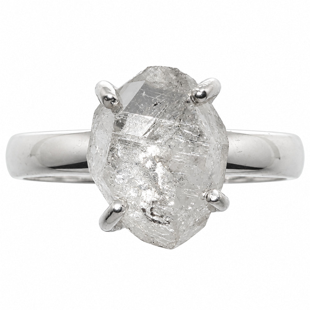Herkimer Diamond Ring size-8 R-1052 SDR255348