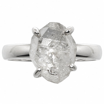 Herkimer Diamond Ring size-8 R-1052 SDR255348