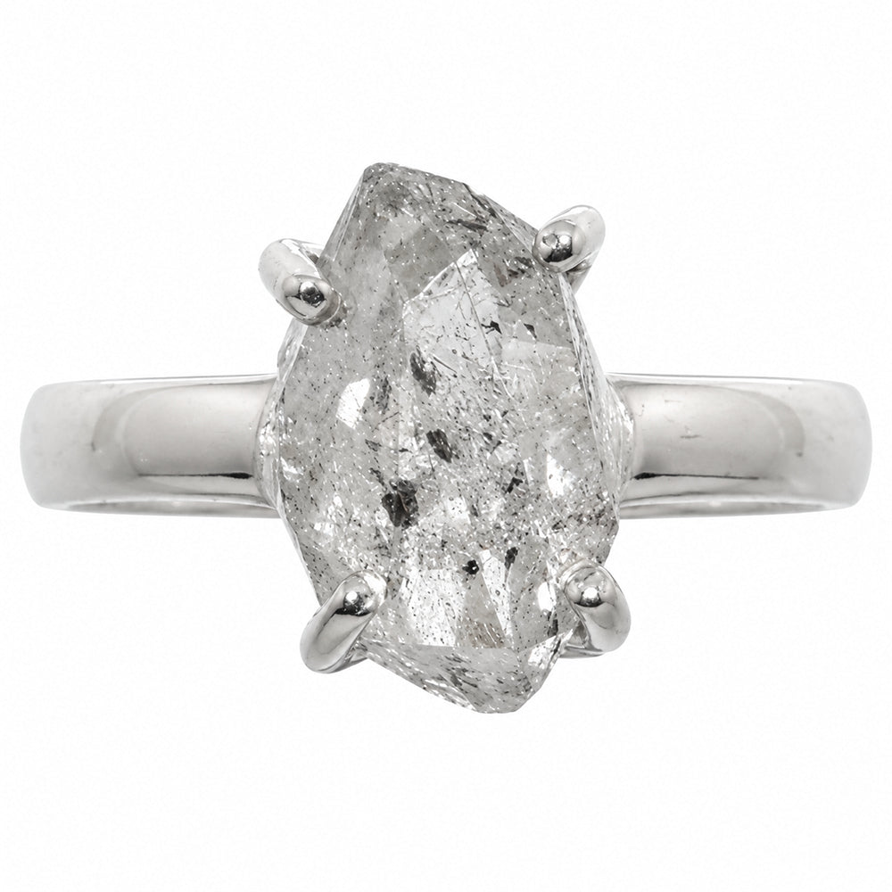 Herkimer Diamond Ring size-8 R-1052 SDR255349