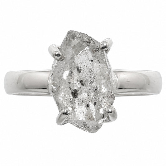 Herkimer Diamond Ring size-8 R-1052 SDR255349