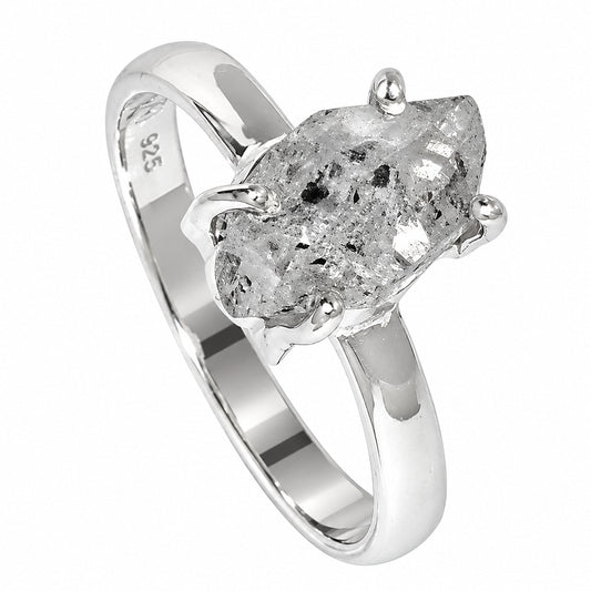Herkimer Diamond Ring size-8 R-1052 SDR255349