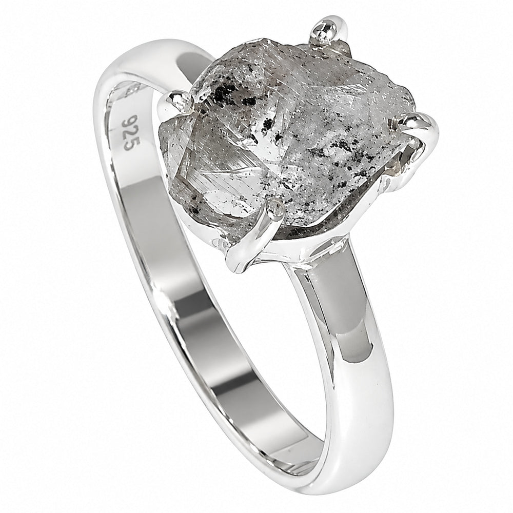 Herkimer Diamond Ring size-8 R-1052 SDR255352