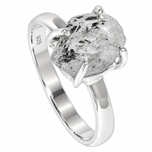 Herkimer Diamond Ring size-8 R-1052 SDR255354