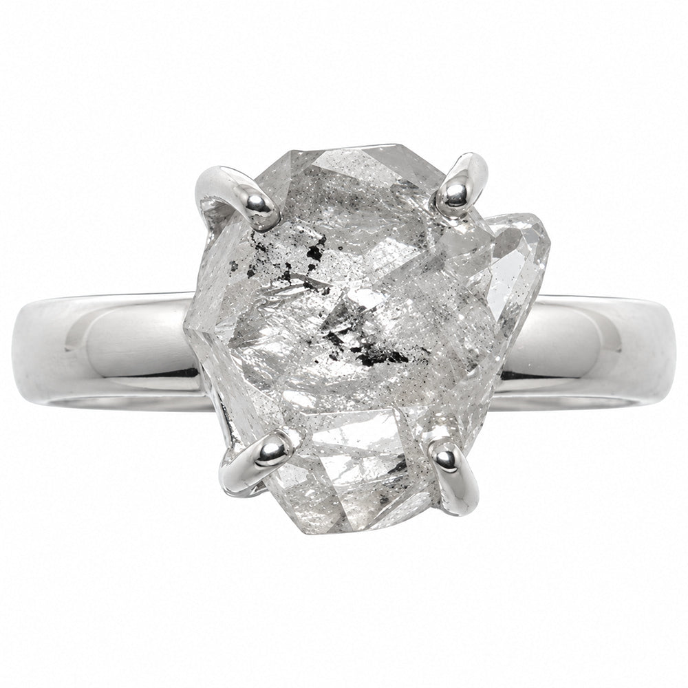 Herkimer Diamond Ring size-8 R-1052 SDR255356