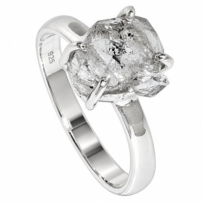 Herkimer Diamond Ring size-8 R-1052 SDR255356