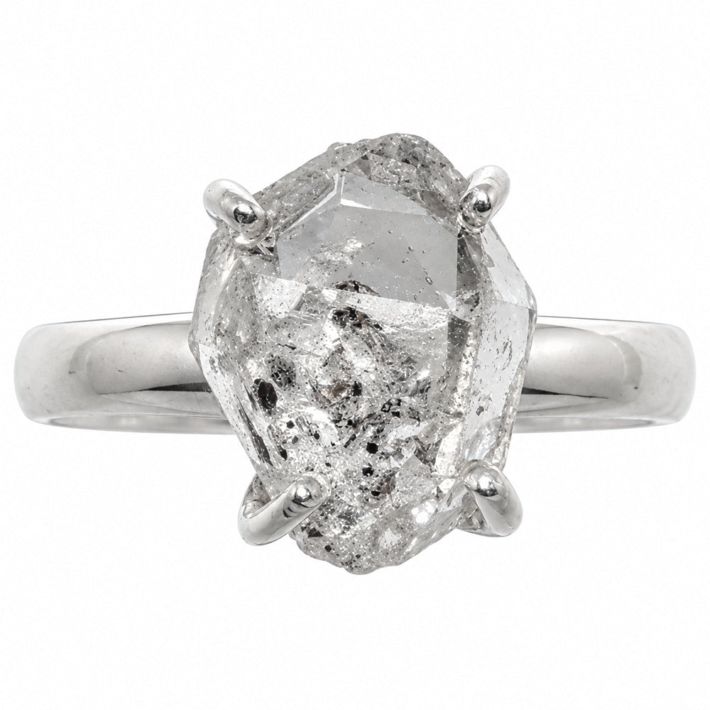 Herkimer Diamond Ring size-8 R-1052 SDR255358