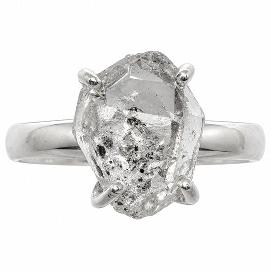 Herkimer Diamond Ring size-8 R-1052 SDR255358