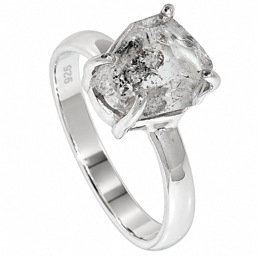 Herkimer Diamond Ring size-8 R-1052 SDR255358