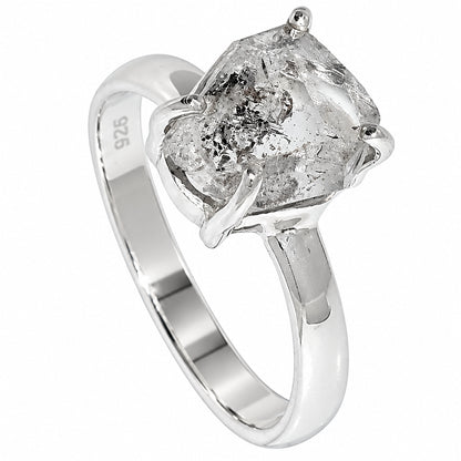 Herkimer Diamond Ring size-8 R-1052 SDR255358