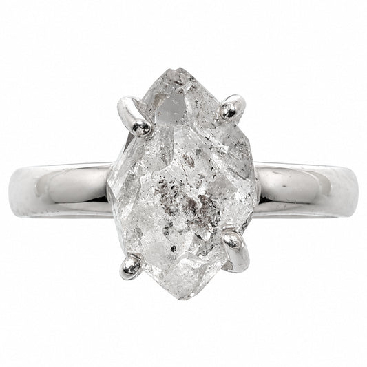 Herkimer Diamond Ring size-8 R-1052 SDR255360