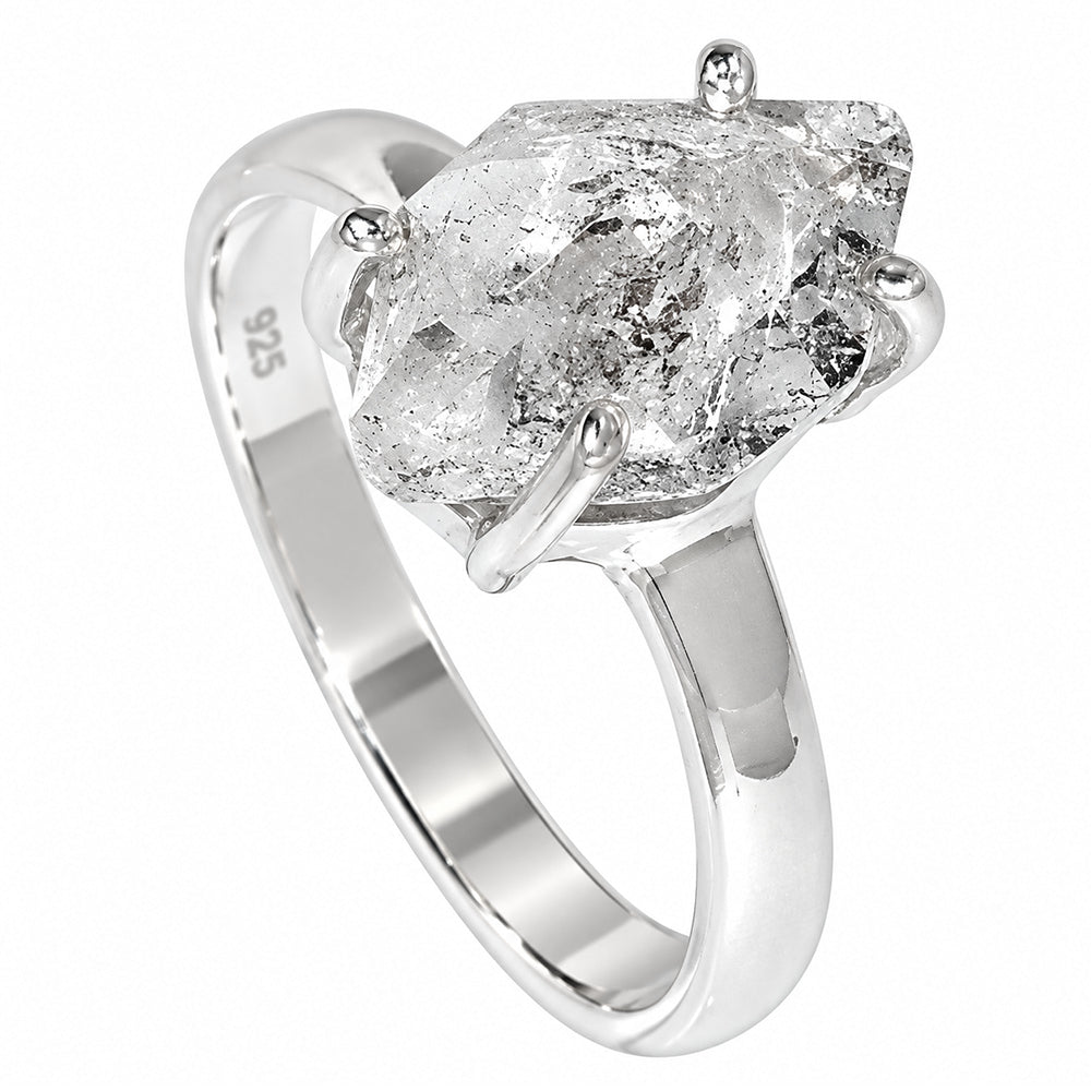 Herkimer Diamond Ring size-8 R-1052 SDR255360