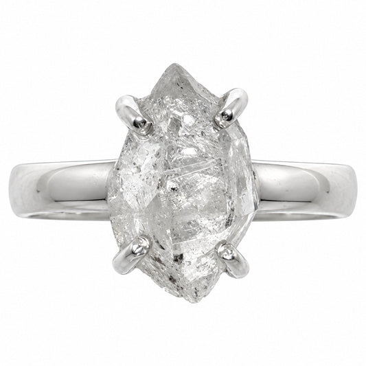 Herkimer Diamond Ring size-8 R-1052 SDR255362