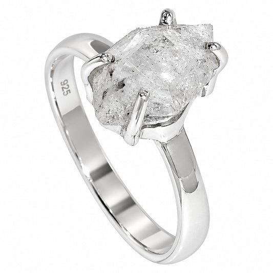 Herkimer Diamond Ring size-8 R-1052 SDR255362