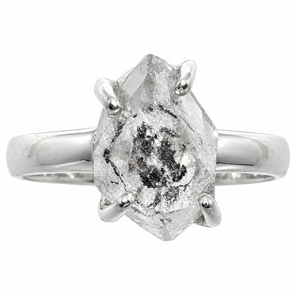 Herkimer Diamond Ring size-8 R-1052 SDR255364