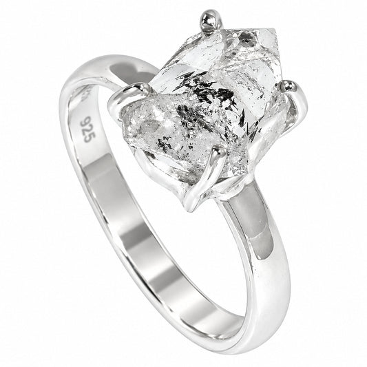 Herkimer Diamond Ring size-8 R-1052 SDR255365