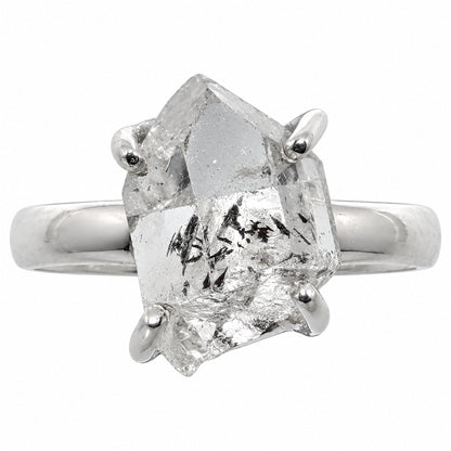 Herkimer Diamond Ring size-8 R-1052 SDR255365